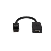StarTech.com DP2HDMI videokabeladapter 0,24 m HDMI Typ A (standard) DisplayPort Svart
