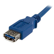 StarTech.com USB3SEXT1M USB-kablar USB 3.2 Gen 1 (3.1 Gen 1) 1 m USB A 5 Gbit/s Blå