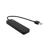 i-tec U3CHARGEHUB4 gränssnittshubbar USB 3.2 Gen 1 (3.1 Gen 1) Type-A 5 Mbit/s Svart