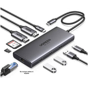 Ugreen 15534 gränssnittshubbar USB Type-C 5000 Mbit/s