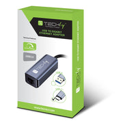 Techly IDATA USB-ETGIGA-CA dockningsstationer för bärbara datorer Kabel USB 3.2 Gen