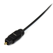StarTech.com THINTOS15 ljudkabel 4,6 m Toslink Svart