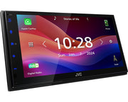 JVC KW-M695DBW radio/digitalmottagare för bil Svart