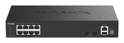 D-Link DGS-1530-10 hanterad L2 Gigabit Ethernet (10/100/1000) Svart