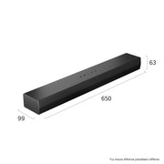 LG S20A Svart 2.0 kanaler 50 W