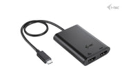 i-tec C31DUAL4K60HDMI USB-grafikadapter 7680 x 4320 pixlar Svart
