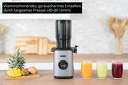 Unold 78275 SLOW JUICER Sam Långsam juicepress 300 W Kol