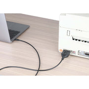Manhattan 154499 seriella kablar Svart 1 m USB Type-C DB-9