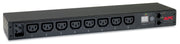 APC AP7821B grenuttag 8 AC-utgångar 0U/1U Svart