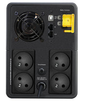 APC Back-UPS 1600VA 230V AVR French Sock strömskydd (UPS) Linjeinteraktiv 1,6 kVA