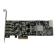 StarTech.com PCI Express (PCIe) SuperSpeed USB 3.0-kortadapter med 4 portar och 2