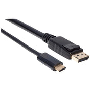 Manhattan 152464 videokabeladapter 2 m USB Type-C DisplayPort Svart