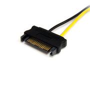 StarTech.com SATPCIEX8ADP intern strömförsörjningskabel 0,15 m