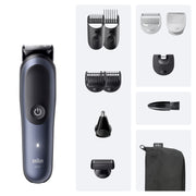 Braun 80789907 skägg/hår trimmer Mörkblå 21 Litium-Ion (Li-Ion)