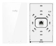 Cudy AC1200 Gigabit Wall-Plate Access Point 1167 Mbit/s Vit Strömförsörjning via
