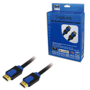 LogiLink CHB1110 HDMI-kabel 10 m HDMI Typ A (standard) Svart