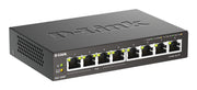 D-Link DGS-1008P/E nätverksswitchar Ohanterad L2 Gigabit Ethernet (10/100/1000)