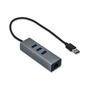 i-tec Metal U3METALG3HUB gränssnittshubbar USB 3.2 Gen 1 (3.1 Gen 1) Type-A 5000