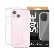 PanzerGlass SAFE. by TPU Case Transparent iPhone 15 Beskyttelsescover Transparent