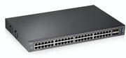 Zyxel XGS2210-52 hanterad L2 Gigabit Ethernet (10/100/1000) 1U Svart