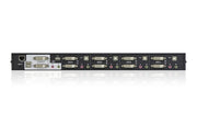 ATEN USB DVI Dual Link Dual Display Audio KVMP-switch med 4 portar