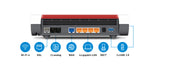 Box FRITZ! 7590 AX trådlös router Gigabit Ethernet Dual-band (2,4 GHz / 5 GHz) Vit
