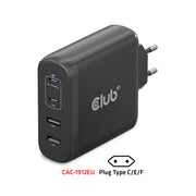 CLUB3D CAC-1912 mobilladdare Universal Svart AC inomhus