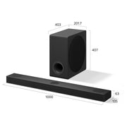 LG S80TY Svart 3.1.3 kanaler 480 W