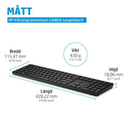 HP 450 programmerbart trådlöst tangentbord