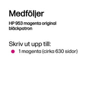 HP 953 magenta original bläckpatron