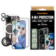PanzerGlass 4-in-1 Protection Bundle iPhone 16 Pro Genomskinligt skärmskydd Apple