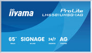 iiyama LH6581UHSG-1AG skyltställ Platt skärm för digital skyltning