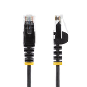 StarTech.com 15 m svart smal CAT6 Ethernet-kabel
