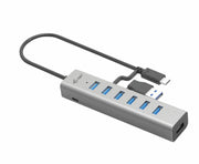 i-tec C31HUBMETAL703 gränssnittshubbar USB 3.2 Gen 1 (3.1 Gen 1) Type-C 5000 Mbit/s