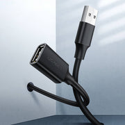Ugreen US103 USB-kablar USB 2.0 3 m USB A 0,48 Gbit/s Svart