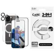 PanzerGlass CARE by 3-in-1 Ceramic Bundle iPhone 16 Pro Max Genomskinligt skärmskydd