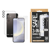 PanzerGlass SAFE. by 3-in-1 Bundle Samsung Galaxy S24+ Genomskinligt skärmskydd