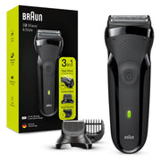 Braun Series 3 81702941 rakapparater för män Folierakapparat Trimmer Svart