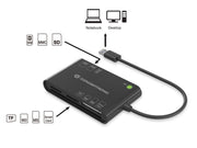 Conceptronic BIAN01B läsare smarta kort inomhus USB 3.2 Gen 1 (3.1 Gen 1) Svart