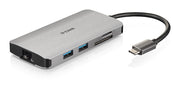 D-Link DUB-M810 dockningsstationer för bärbara datorer Kabel USB 3.2 Gen 1 (3.1 Gen