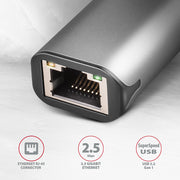 Axagon ADE-25R nätverkskort Ethernet 2500 Mbit/s