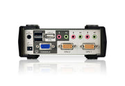 ATEN PS/2-USB VGA/Audio KVMP-switch med 2 portar och OSD