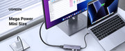 Ugreen 15596 dockningsstationer för bärbara datorer Kabel USB 3.2 Gen 1 (3.1 Gen 1)