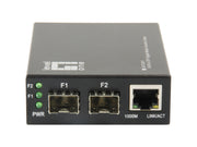 LevelOne GVT-2011 mediakonverterare för nätverk 1000 Mbit/s Grå - 1x1G