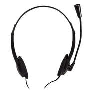 LogiLink HS0052 hörlur och headset Kabel Huvudband Kontor/callcenter Svart