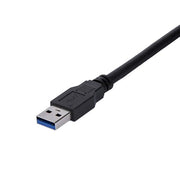 StarTech.com USB3SEXT1MBK USB-kablar USB 3.2 Gen 1 (3.1 Gen 1) 1 m USB A 5 Gbit/s