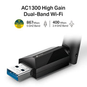 TP-Link Archer T3U Plus WLAN 867 Mbit/s - Wi-Fi 5