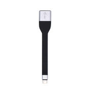 i-tec C31FLATDP60HZ videokabeladapter 0,11 m USB Type-C DisplayPort Svart