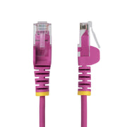 StarTech.com 15 m rosa smal CAT6 Ethernet-kabel