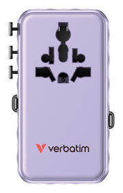 Verbatim Charge 'n' Travel 70W Universal Lila AC Snabb laddning inomhus